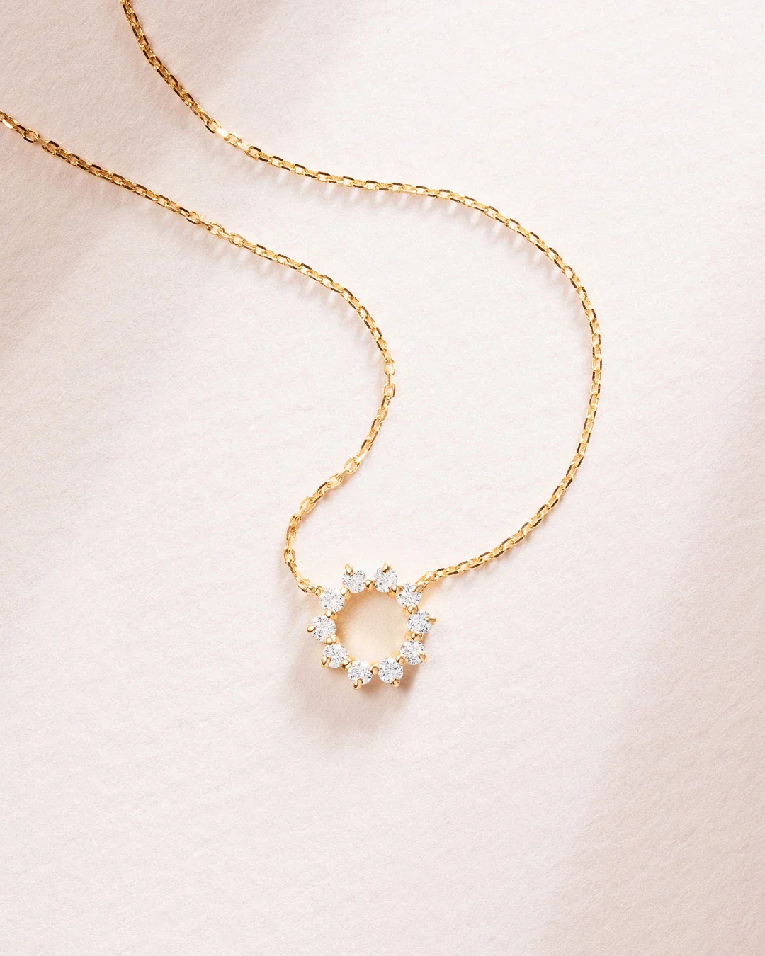 Gargantilla Soleil de Diamantes en Oro Amarillo de 18 Kt - Image 6