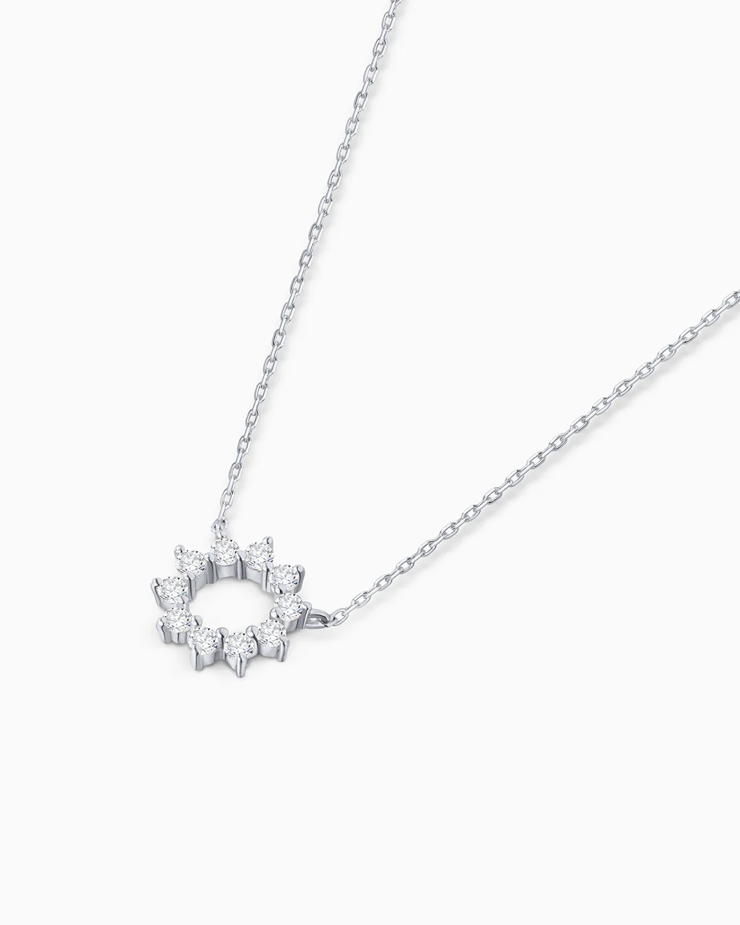 Gargantilla Soleil de Diamantes en Oro Blanco de 18 Kt - Image 3