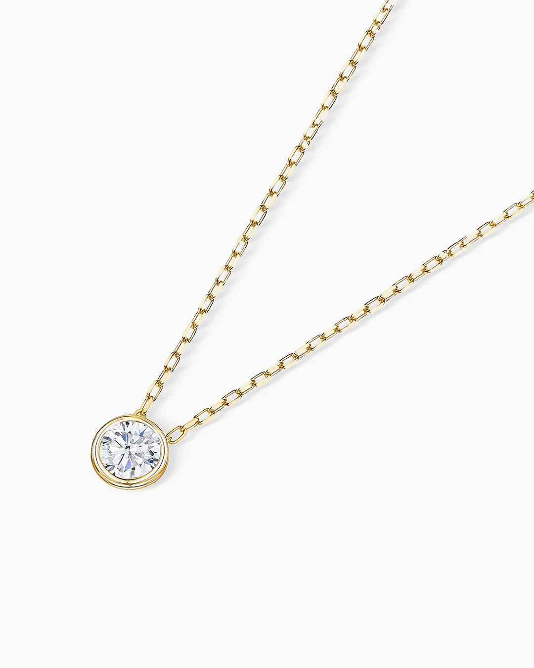 Gargantilla Stud Diamante en Oro Amarillo de 18 Kt - Image 4