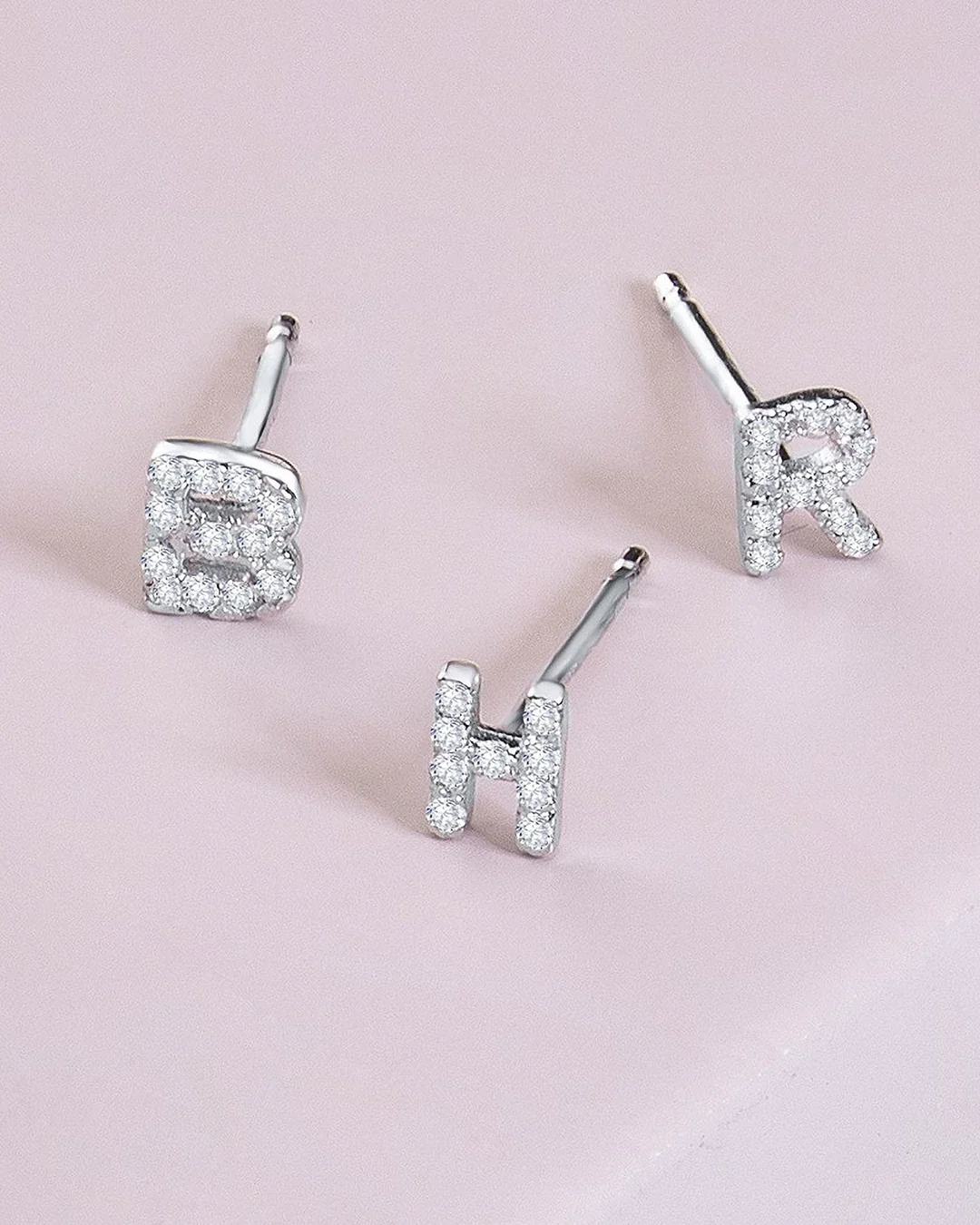 Pendiente My Initial de Diamantes en Oro Blanco de 18 Kt - Image 5