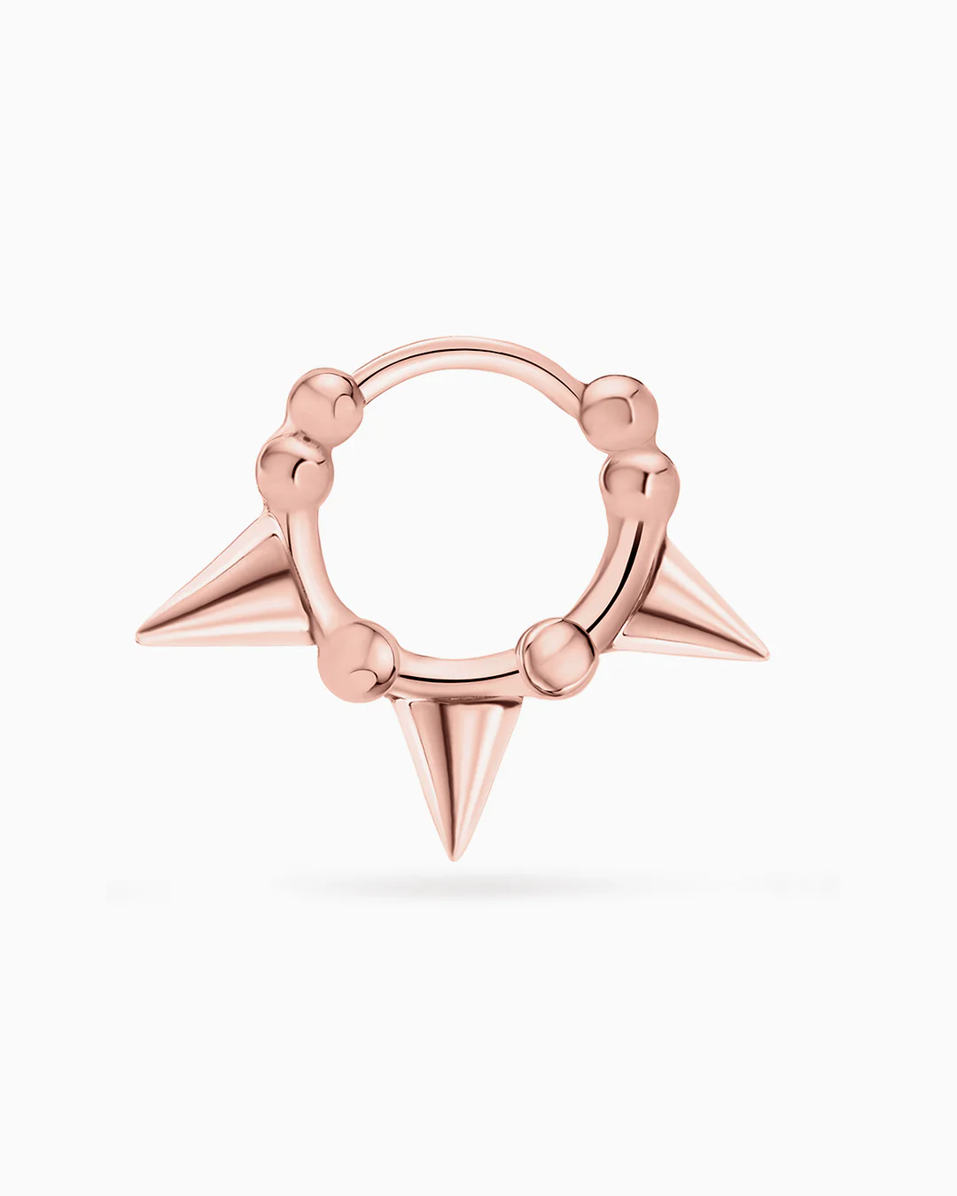 Pendiente Piercing Aro Rox en Oro Rosa de 18 Kt