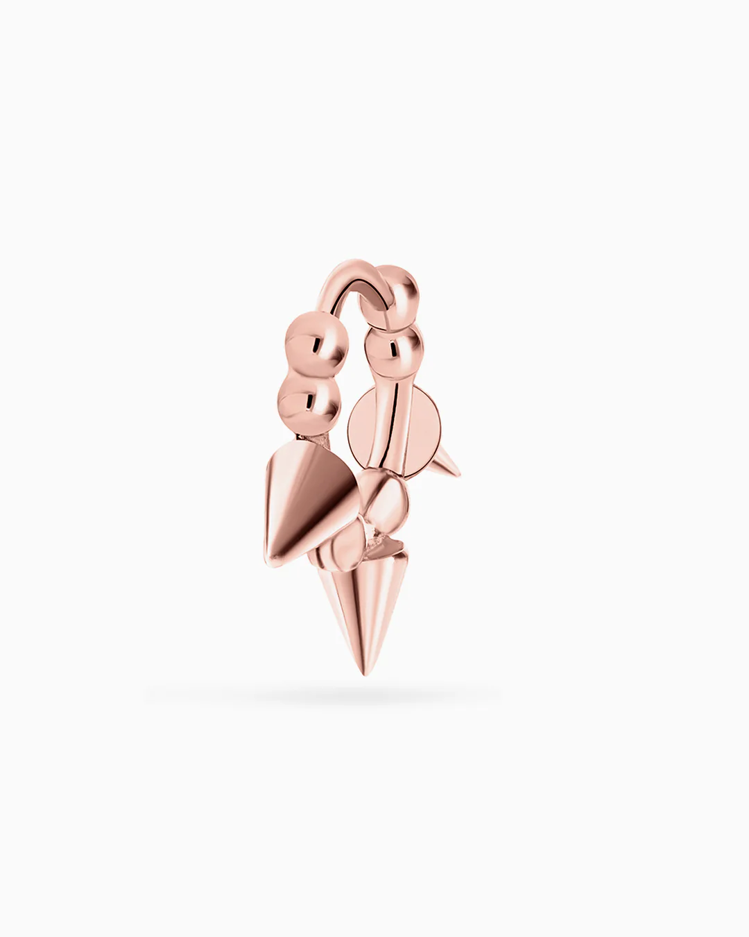 Pendiente Piercing Aro Rox en Oro Rosa de 18 Kt - Image 4