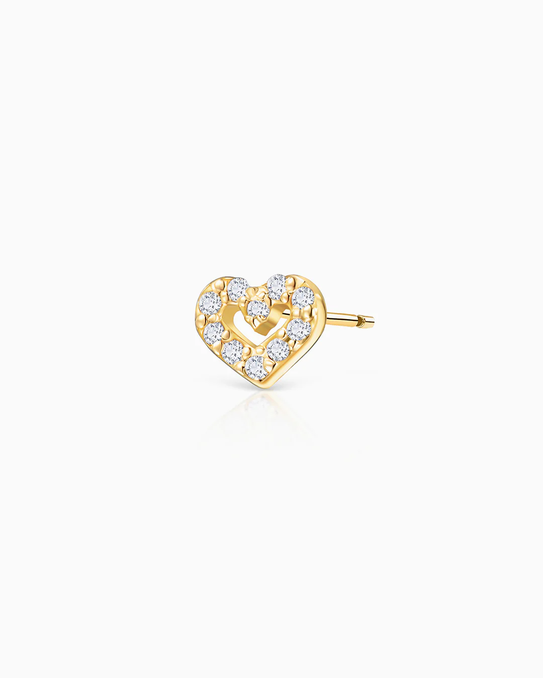 Pendiente Piercing Cheri de Diamantes en Oro Amarillo de 18 Kt - Image 4