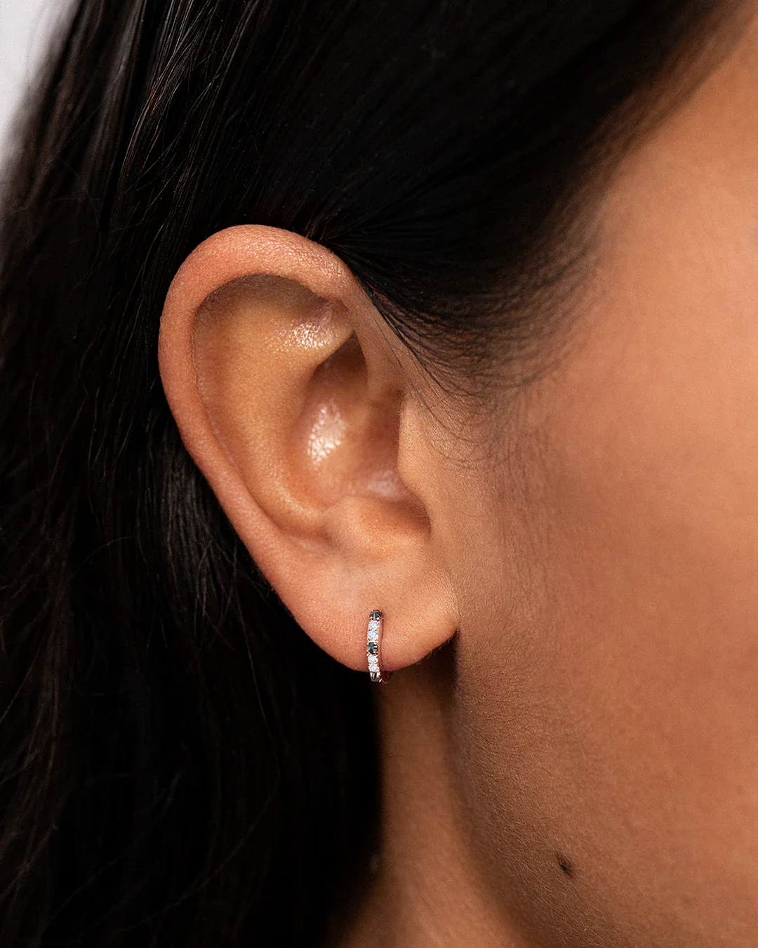 Pendiente Piercing Raxel Diamonds en Oro Rosa de 18 Kt - Image 2