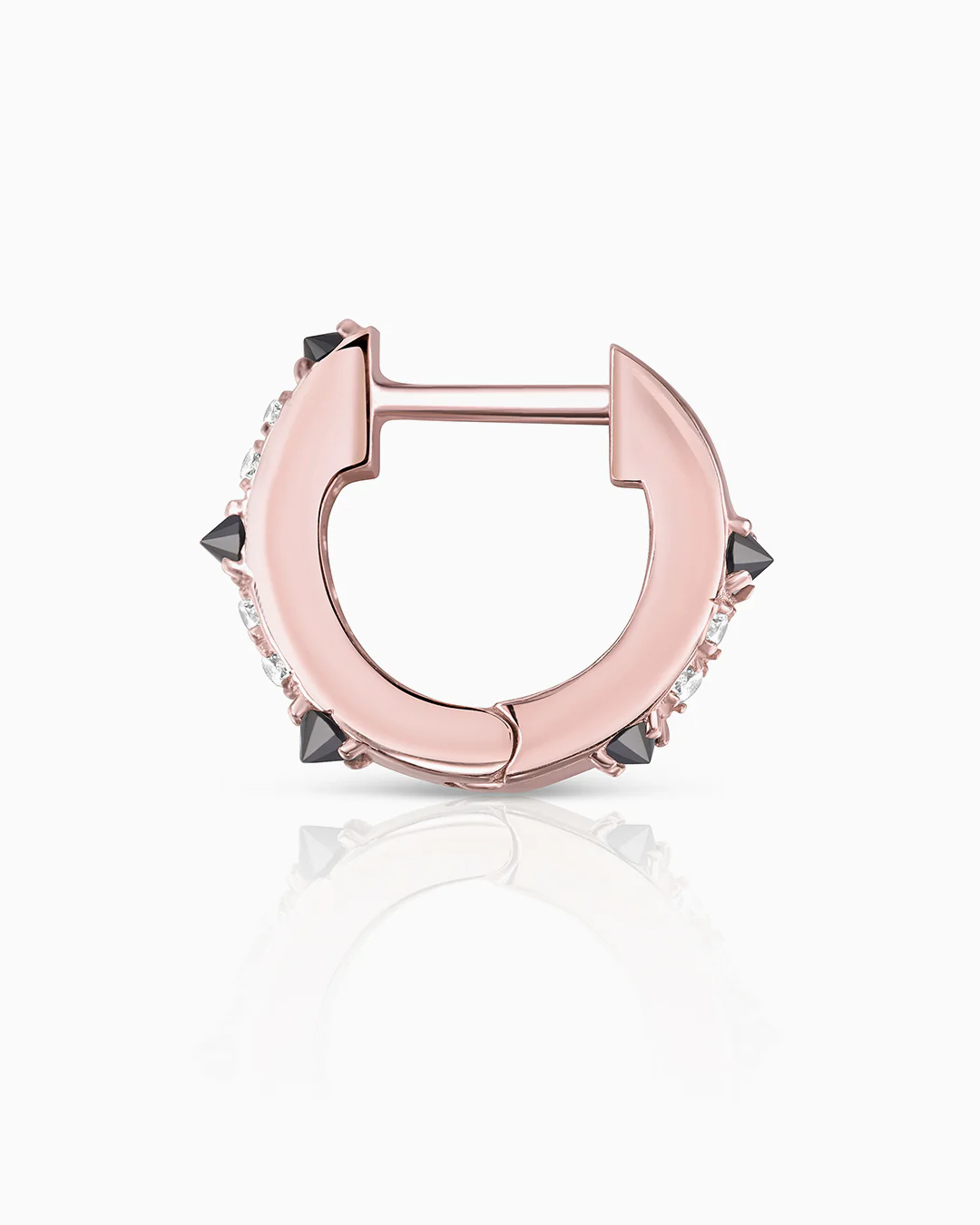 Pendiente Piercing Raxel Diamonds en Oro Rosa de 18 Kt - Image 3