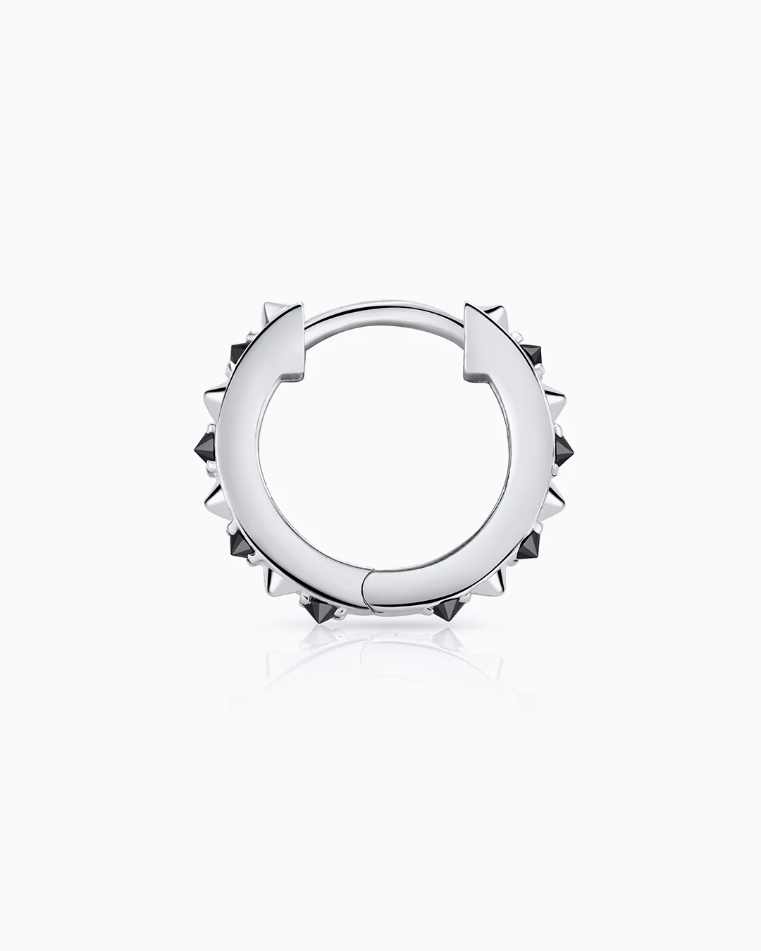 Pendiente Piercing Raxel Large en Oro Blanco de 18 Kt - Image 3