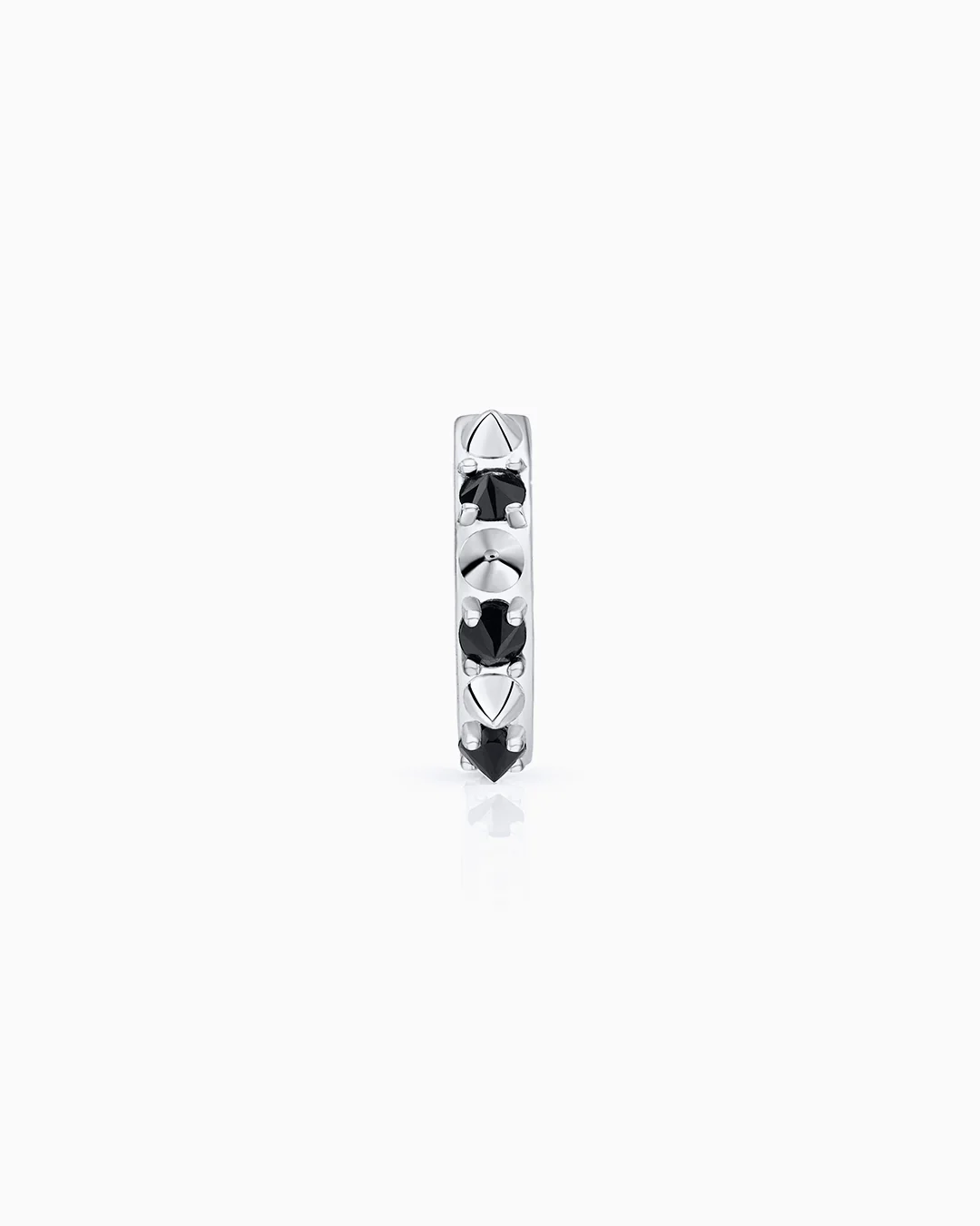Pendiente Piercing Raxel en Oro Blanco de 18 Kt