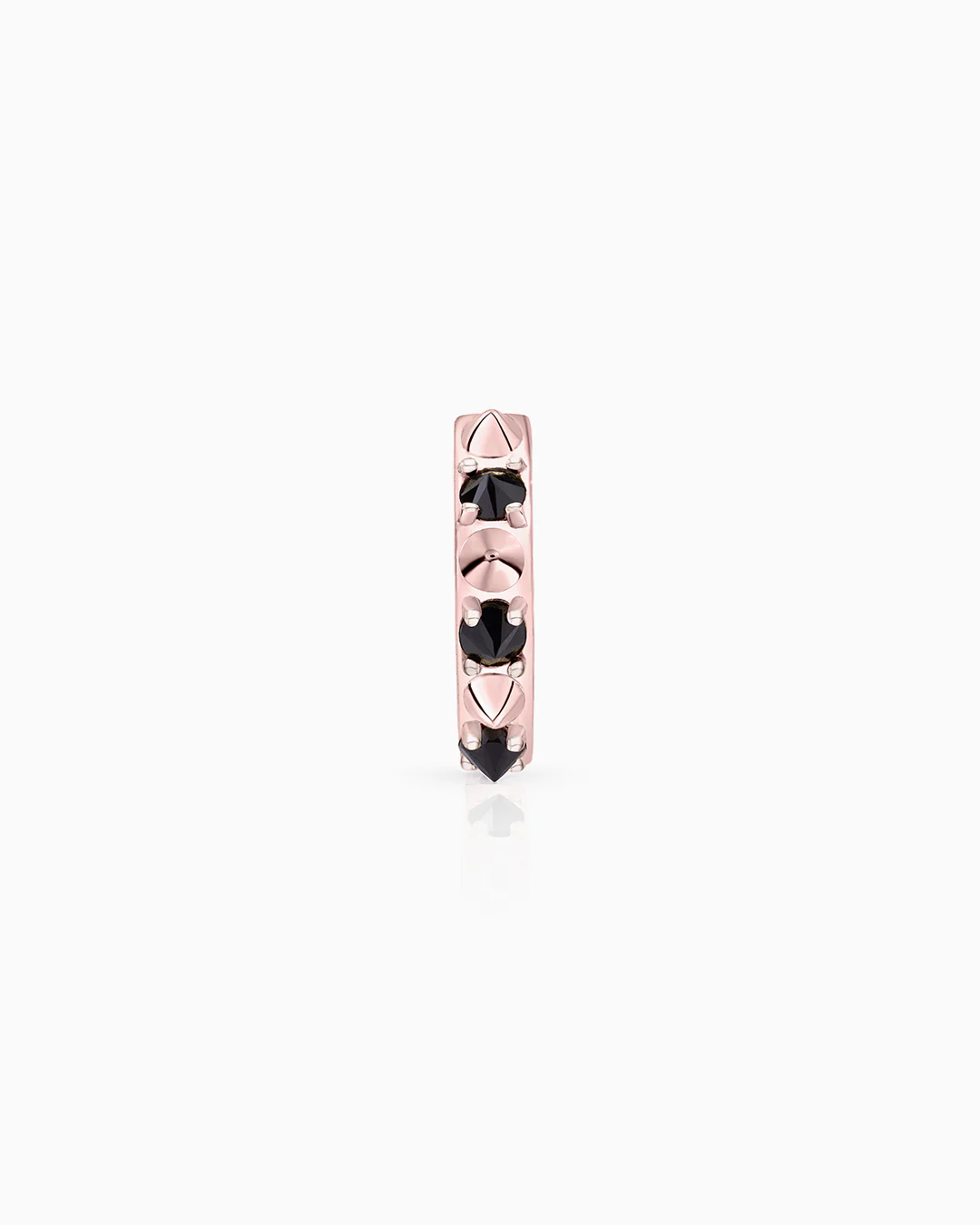 Pendiente Piercing Raxel en Oro Rosa de 18 Kt