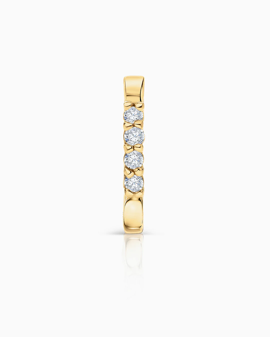 Pendiente Piercing Sweet Diamonds en Oro Amarillo de 18 Kt - Image 4