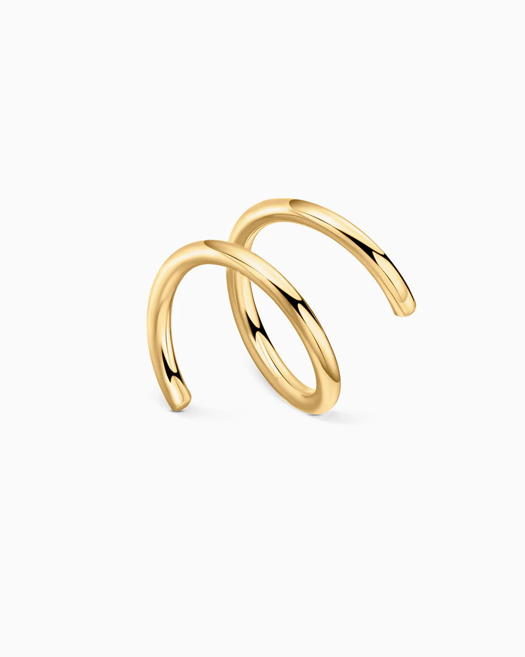 Pendiente Piercing Twirl en Oro Amarillo de 18 Kt - Image 4