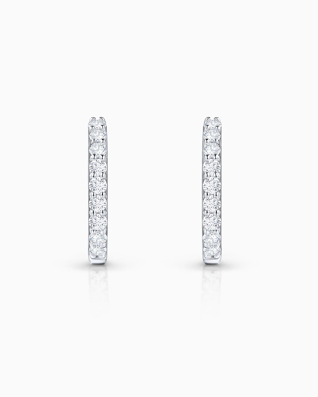 Pendientes Allegra de Diamantes en Oro Blanco de 18 Kt - Image 4