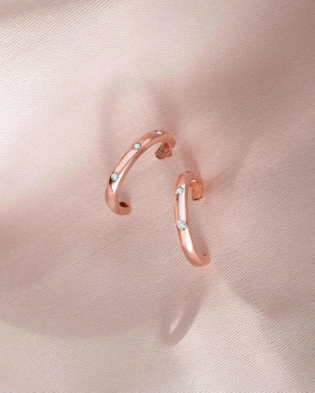 Pendientes Allied de Diamantes en Oro Rosa de 18 Kt - Image 5