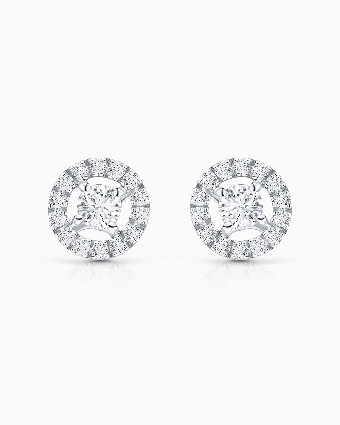 Pendientes Ariadne de Diamantes 0,38 Cts. en Oro Blanco de 18 Kt - Image 4