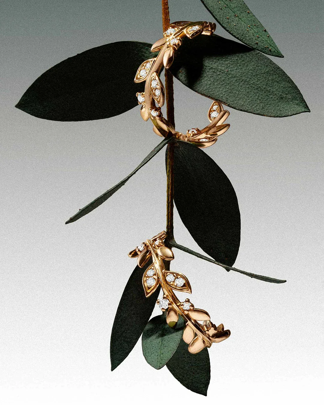 Pendientes de Aro Dafne de Diamantes en Oro Amarillo de 18 Kt - Image 4
