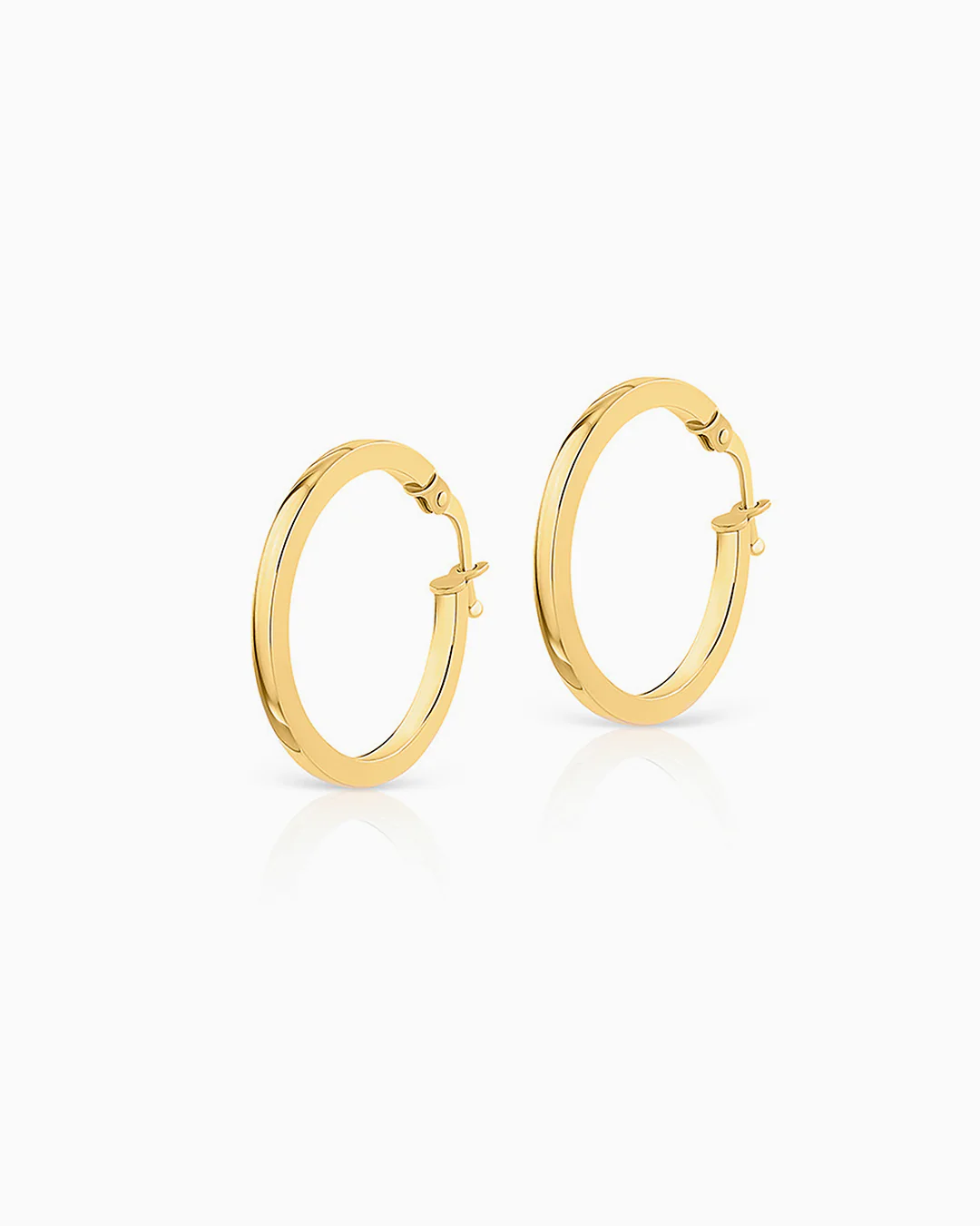 Pendientes Aro Midi Hoops Medium 20 mm en Oro Amarillo de 18 kt
