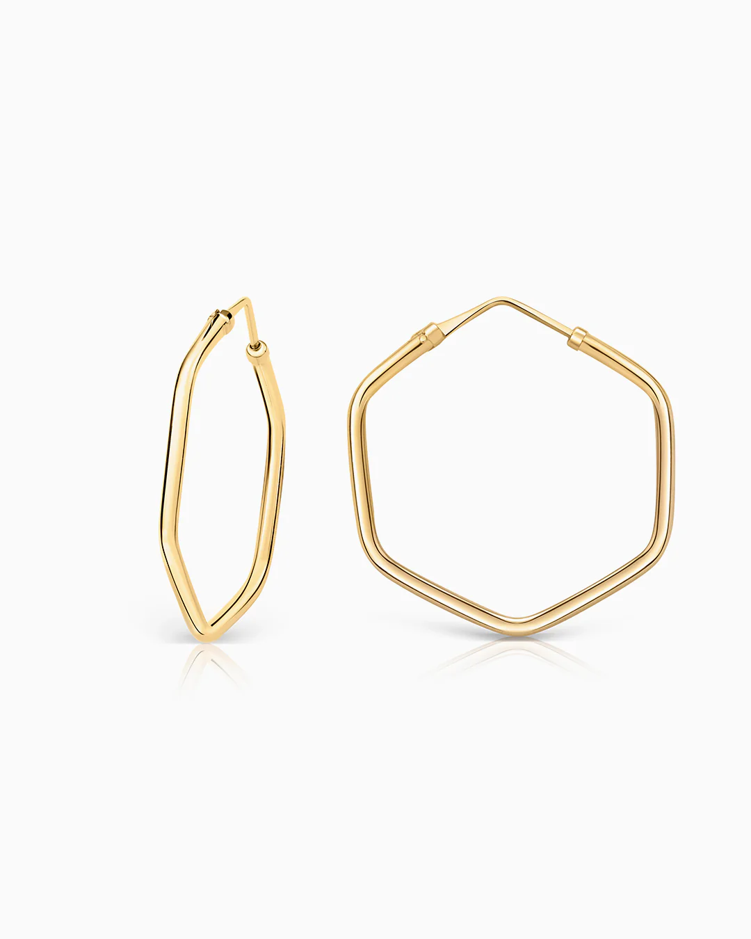 Pendientes Aro Rose en Oro Amarillo de 18 Kt