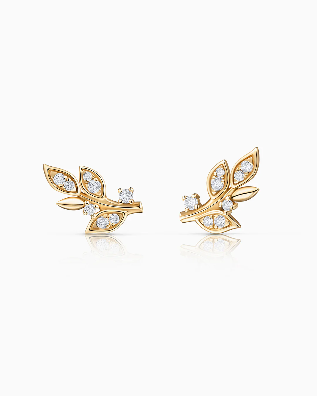 Pendientes Dafne de Diamantes en Oro Amarillo de 18 Kt - Image 3