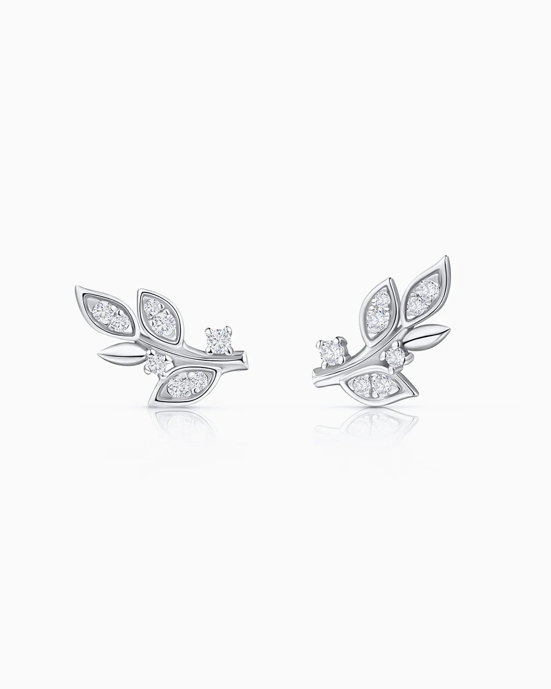 Pendientes Dafne de Diamantes en Oro Blanco de 18 Kt - Image 4