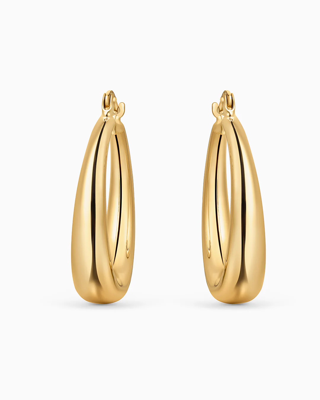 Pendientes Duomo Thin en Oro Amarillo de 18 Kt - Image 3