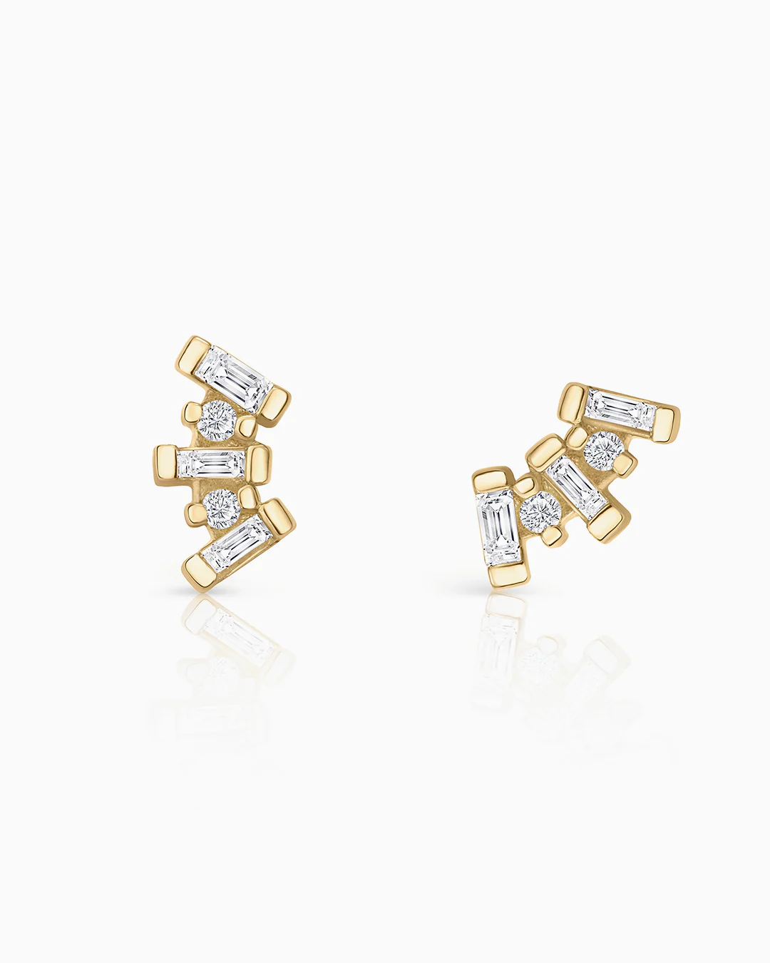 Pendientes Isabelle de Diamantes en Oro Amarillo de 18 Kt - Image 3