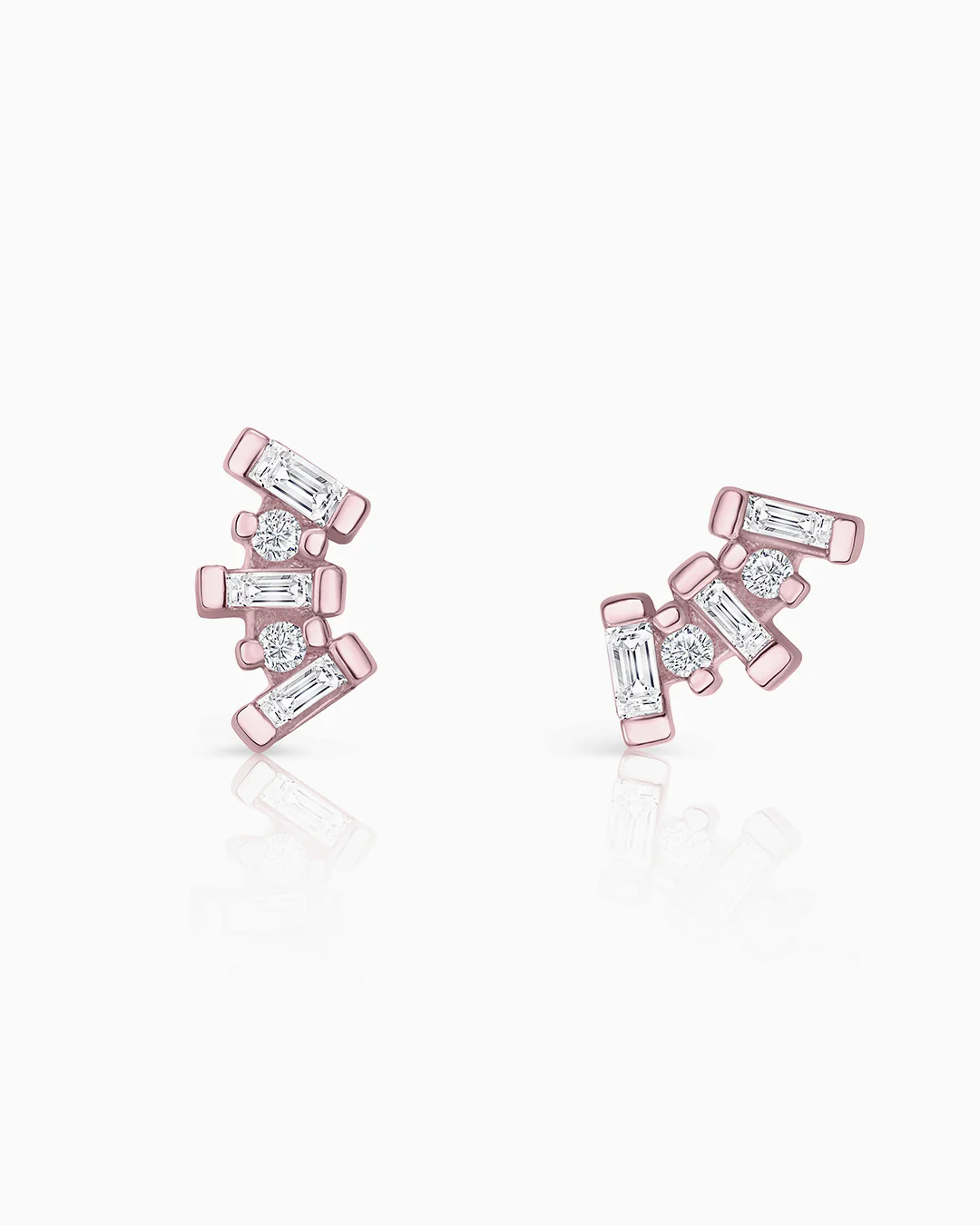 Pendientes Isabelle de Diamantes en Oro Rosa de 18 Kt - Image 3
