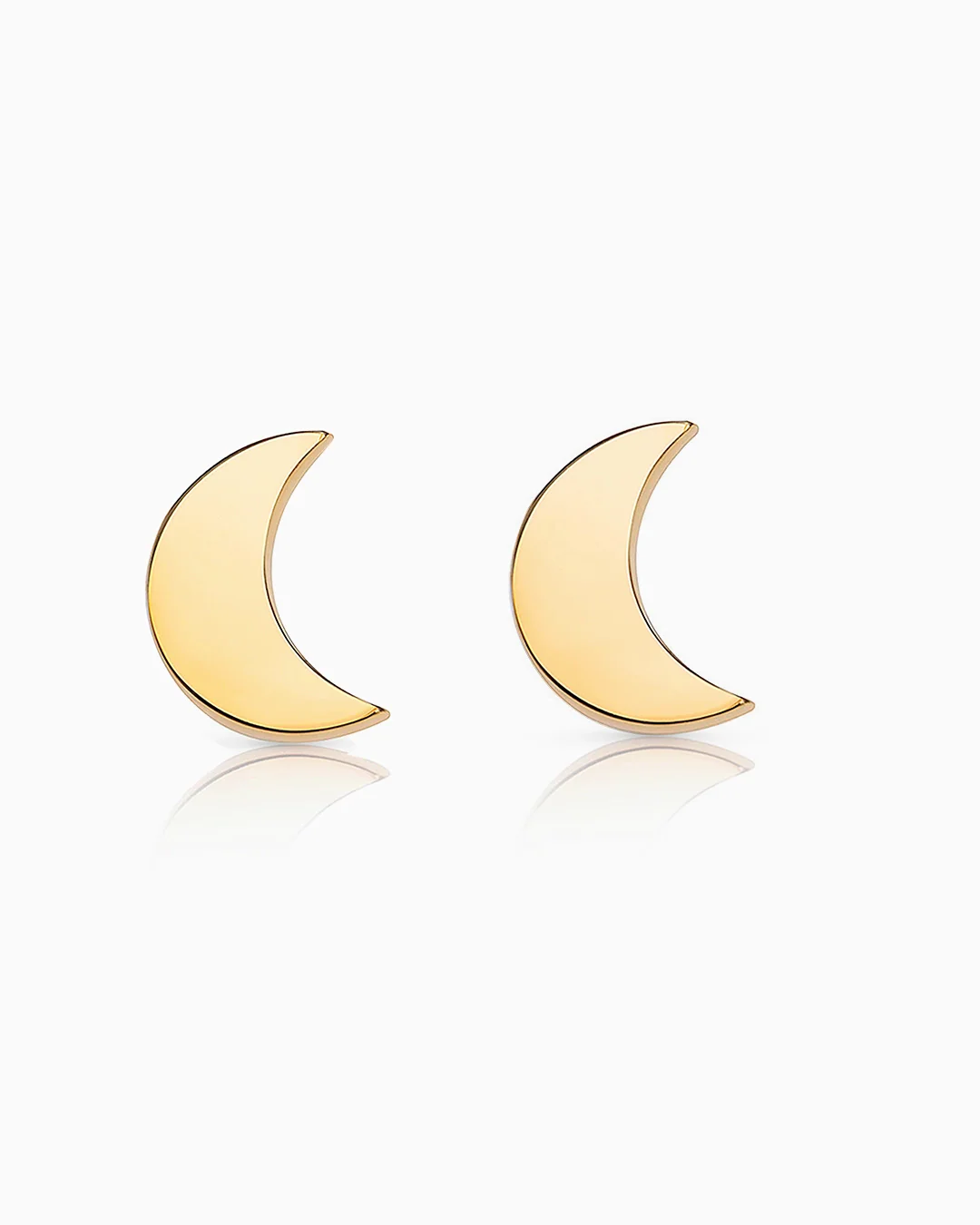 Pendientes Joy Media Luna en Oro Amarillo de 18 Kt - Image 3
