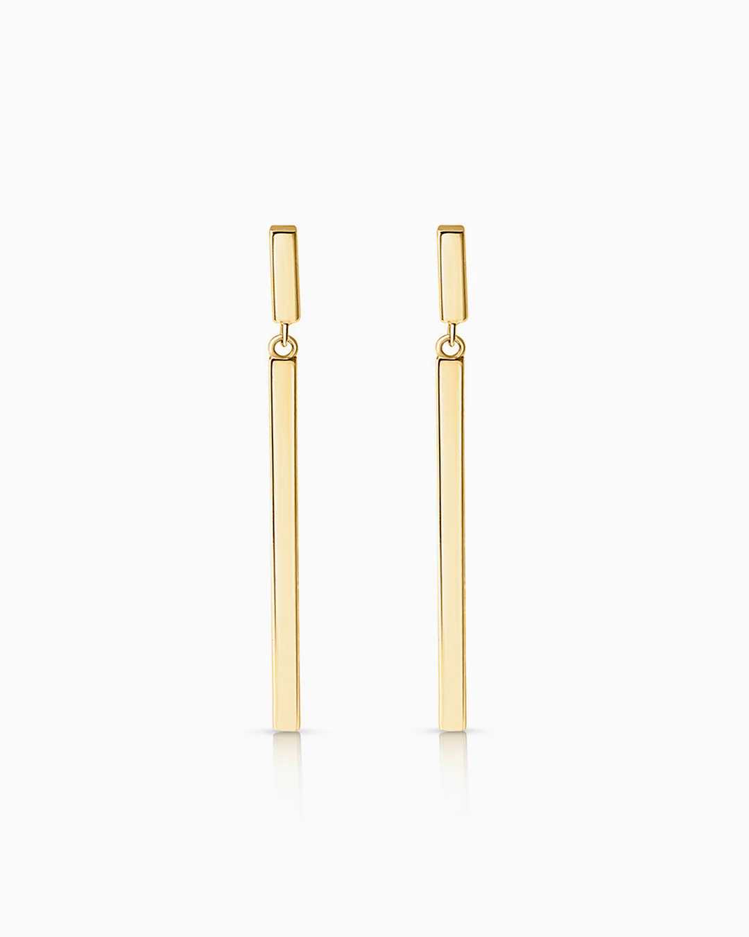 Pendientes Line Night en Oro Amarillo de 18 Kt