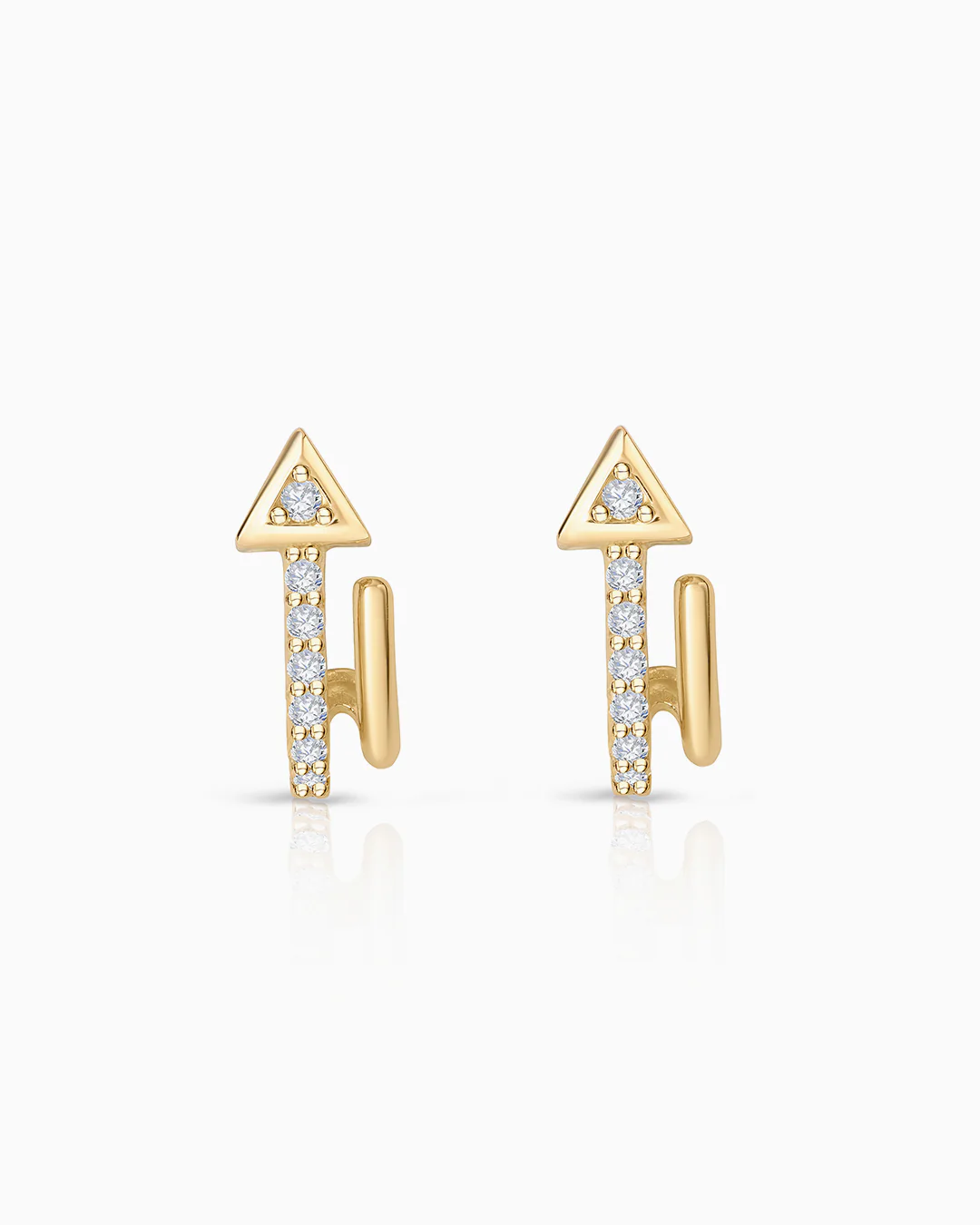 Pendientes Lurte de Diamantes en Oro Amarillo de 18 Kt - Image 4
