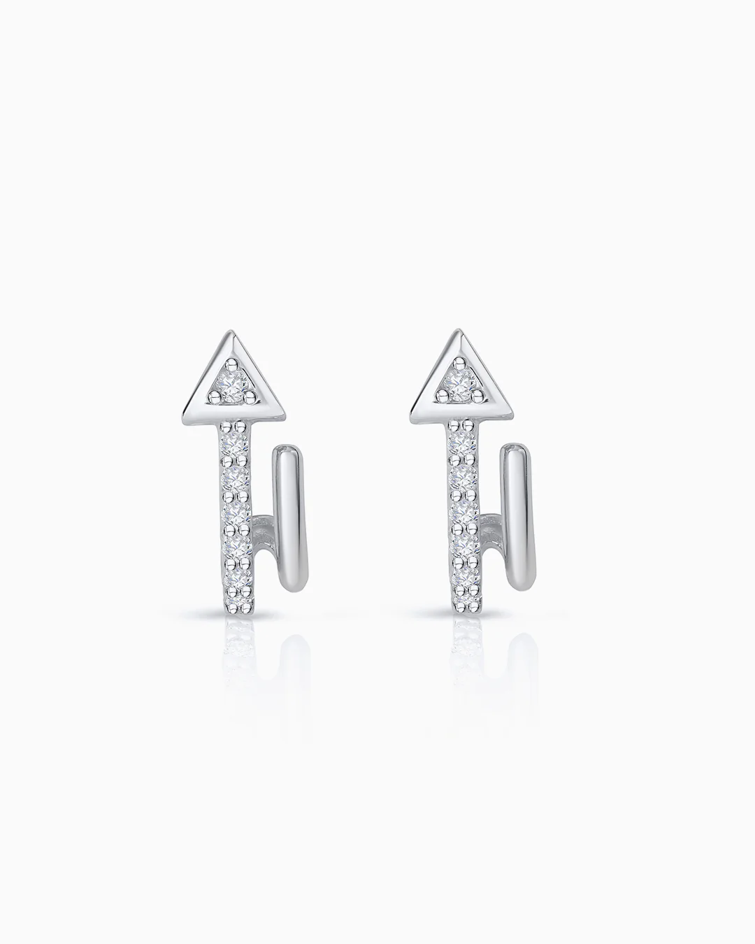 Pendientes Lurte de Diamantes en Oro Blanco de 18 Kt - Image 4
