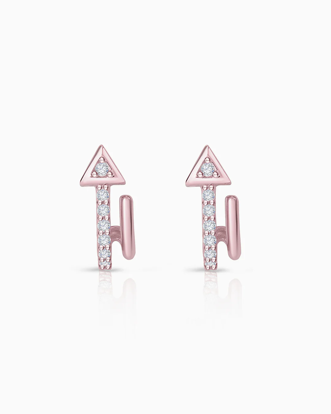 Pendientes Lurte de Diamantes en Oro Rosa de 18 Kt - Image 4