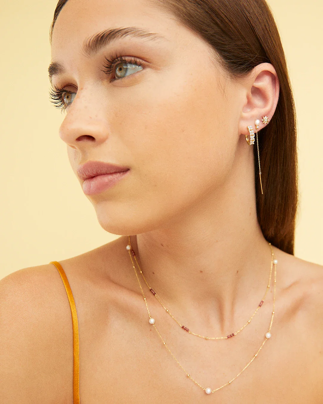 Pendientes Mabi Blet Catena Diamonds en Oro Amarillo de 18 Kt - Image 4