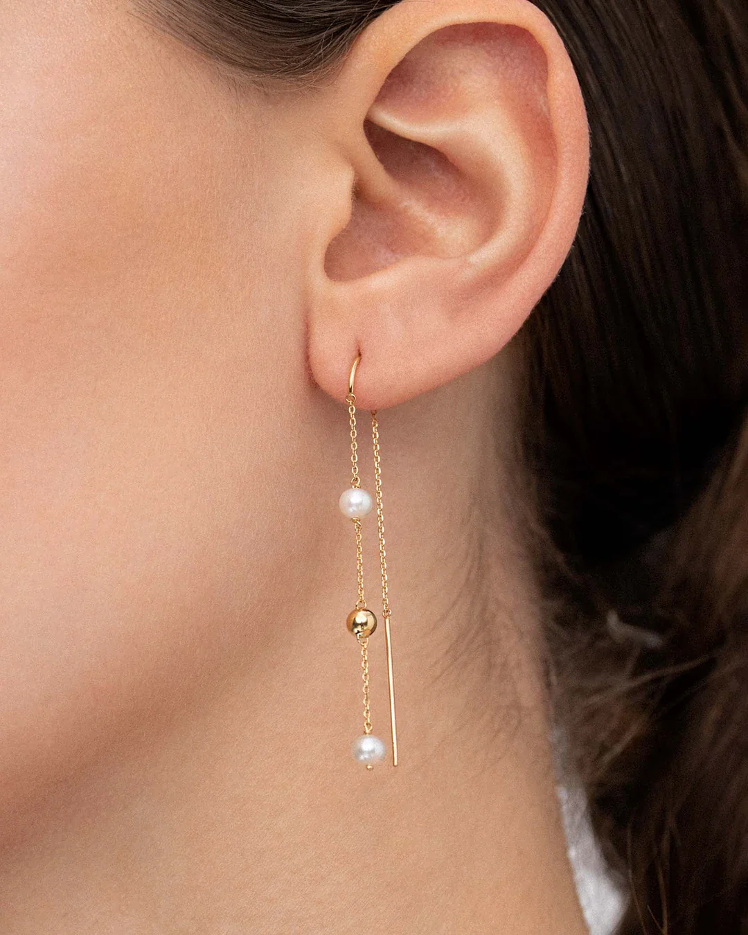 Pendientes Mabi Blet Catena en Oro Amarillo de 18 Kt - Image 2