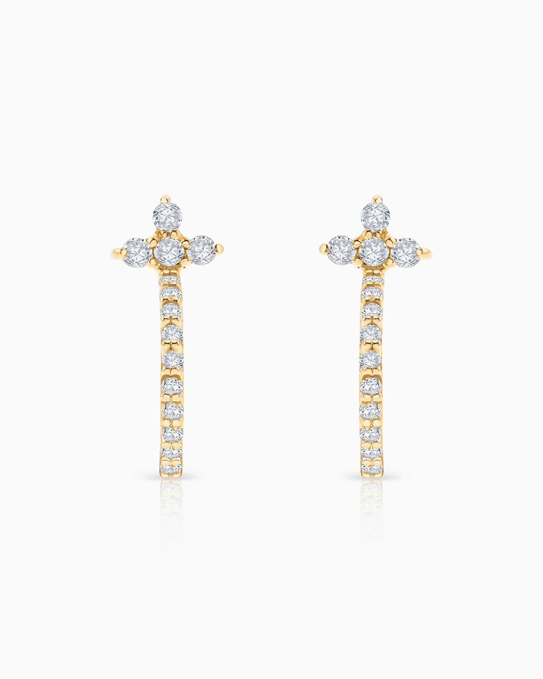 Pendientes Milett de Diamantes en Oro Amarillo de 18 Kt - Image 3
