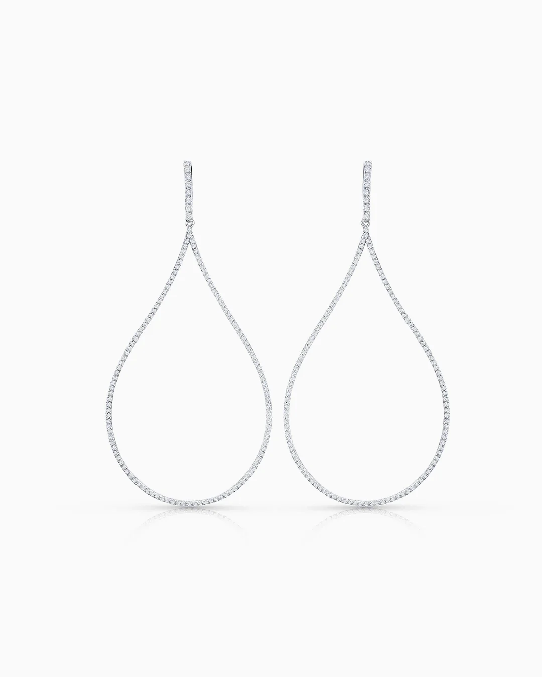 Pendientes ONA de Diamantes en Oro Blanco de 18 Kt - Image 4