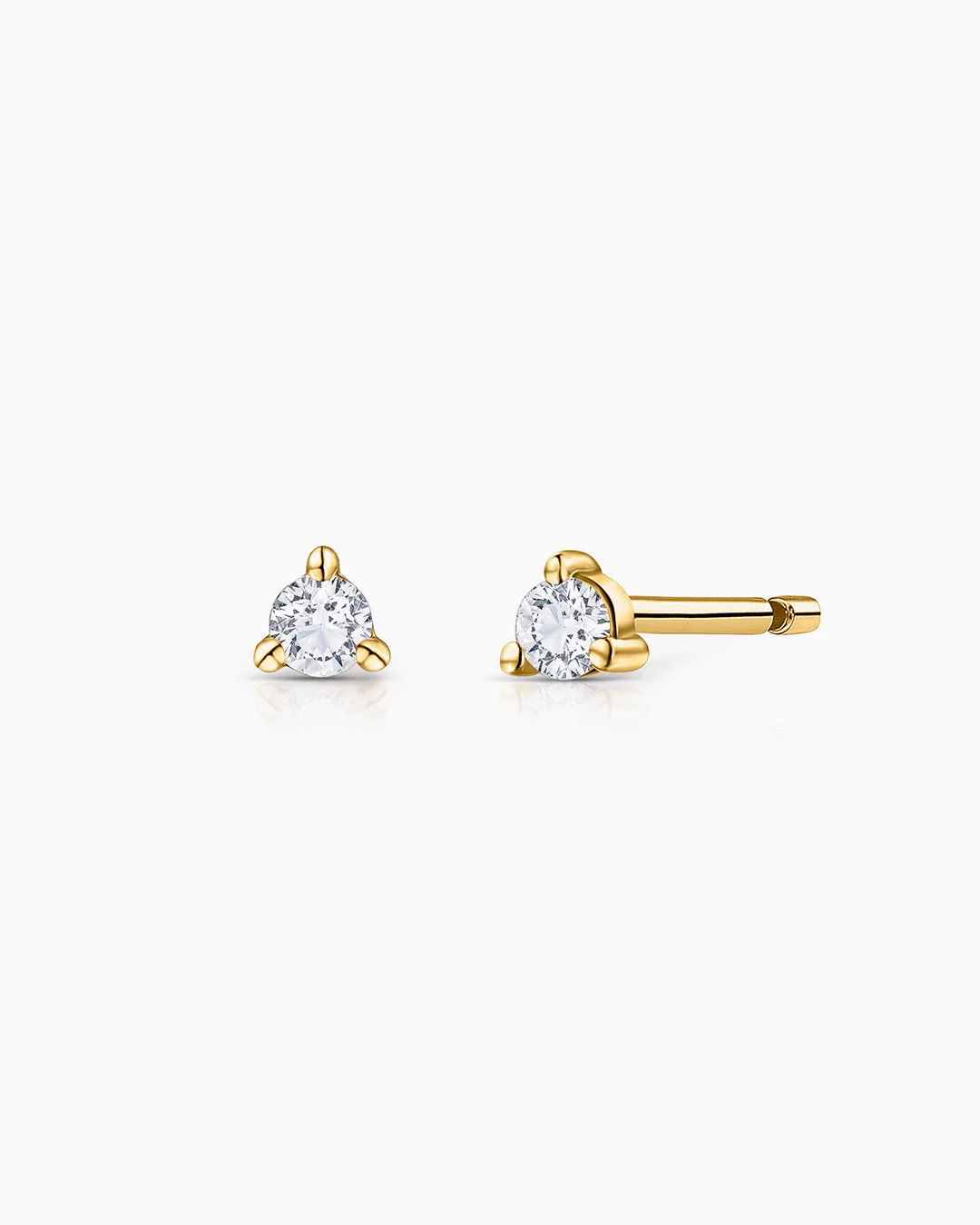 Pendientes Petit Caprice de Diamantes en Oro Amarillo de 18 Kt