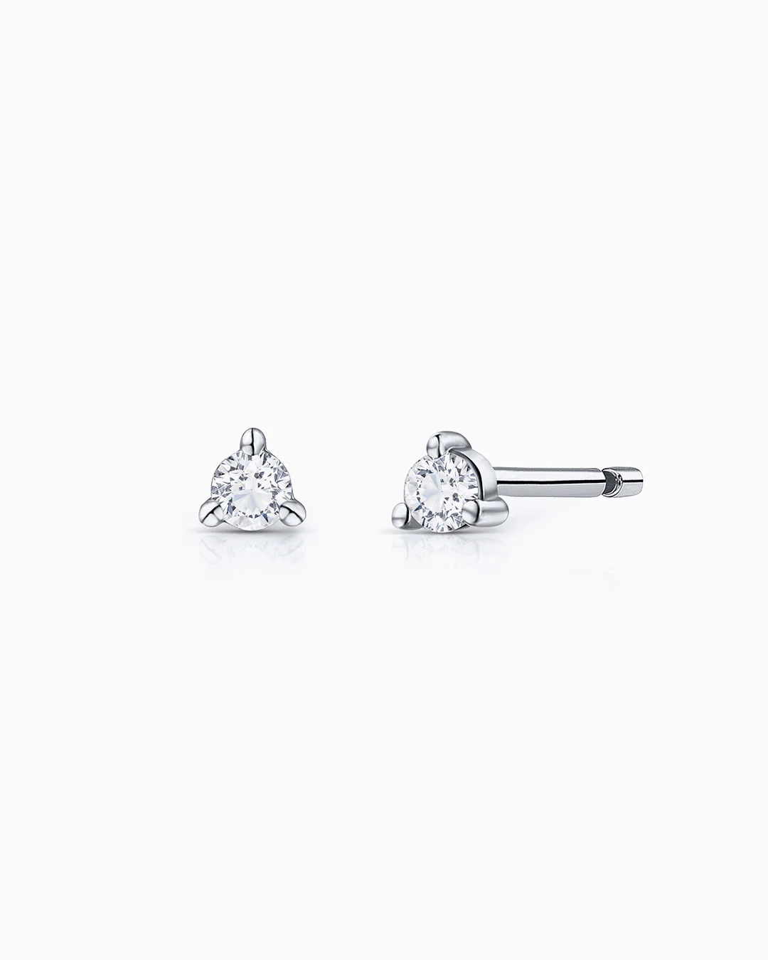 Pendientes Petit Caprice de Diamantes en Oro Blanco de 18 Kt