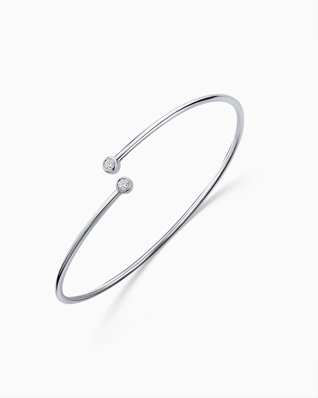 Pulsera Ava de Diamante en Oro Blanco de 18 Kt