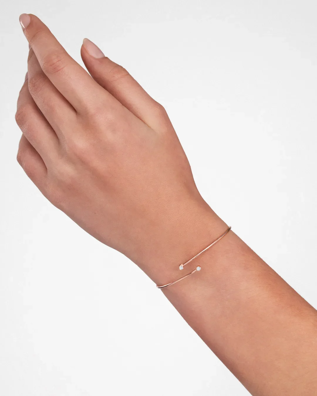 Pulsera Ava de Diamante en Oro Rosa de 18 Kt - Image 2