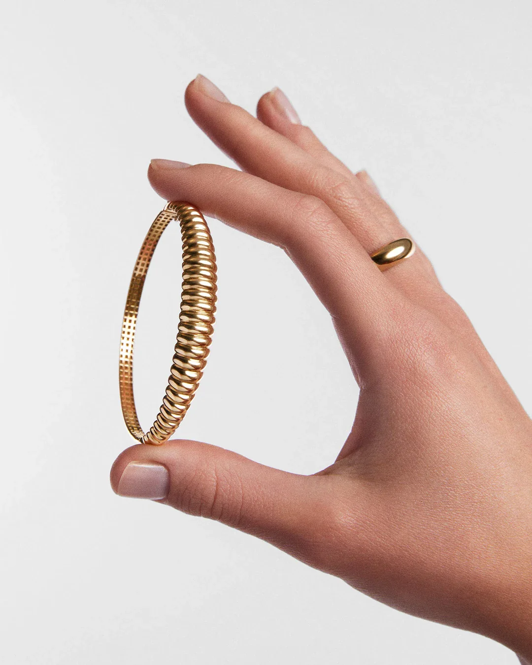 Pulsera Duomo Bold en Oro Amarillo de 18 Kt - Image 2