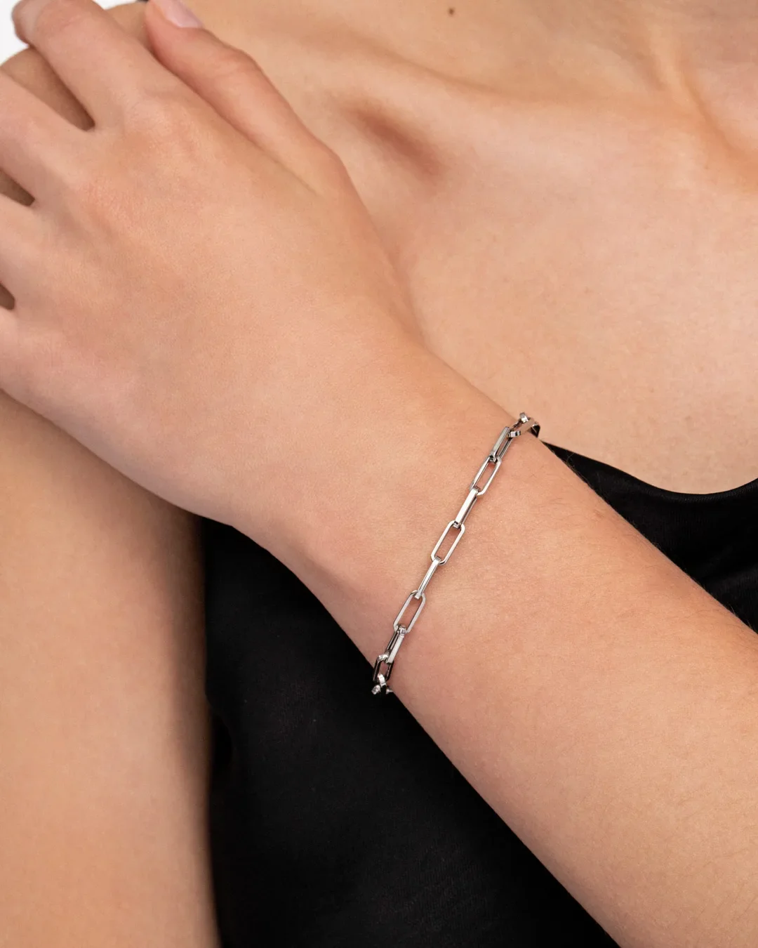 Pulsera Links en Oro Blanco de 18 Kt - Image 2
