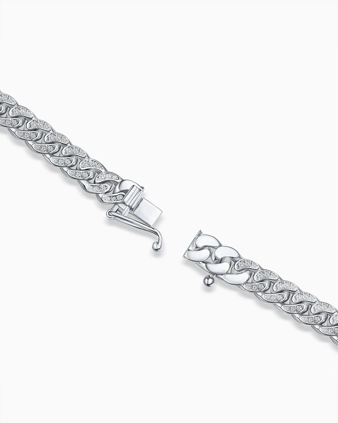 Pulsera Luz de Luna Lisse de Diamantes en Oro Blanco de 18 Kt - Image 4