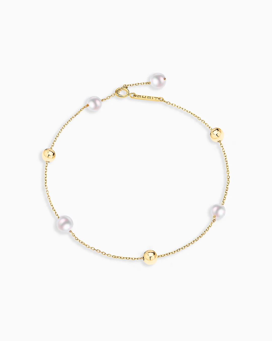 Pulsera Mabi Blet Classic de Perlas en Oro Amarillo de 18 Kt