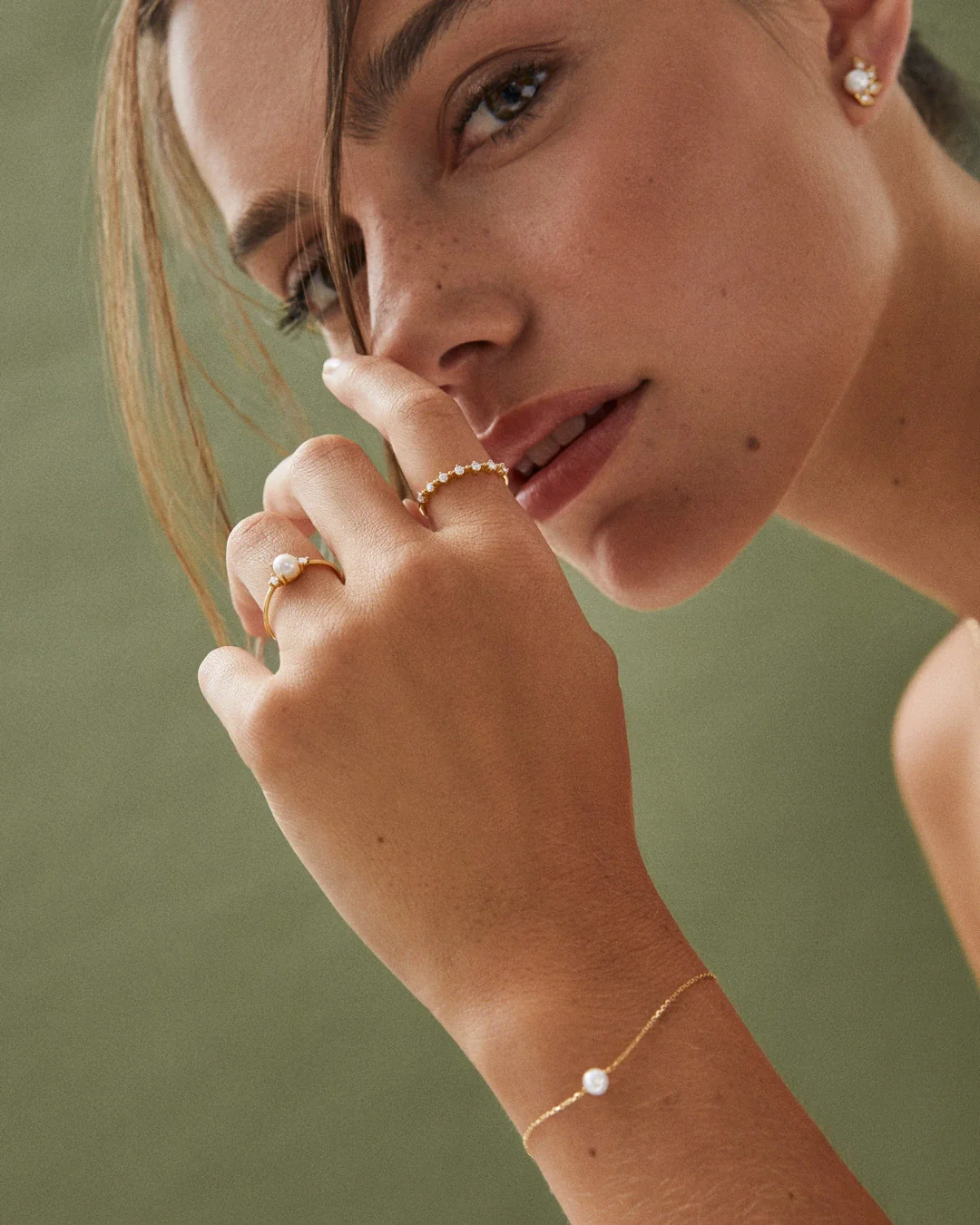 Pulsera Mabi Blet Single de Perlas en Oro Amarillo de 18 Kt - Image 3