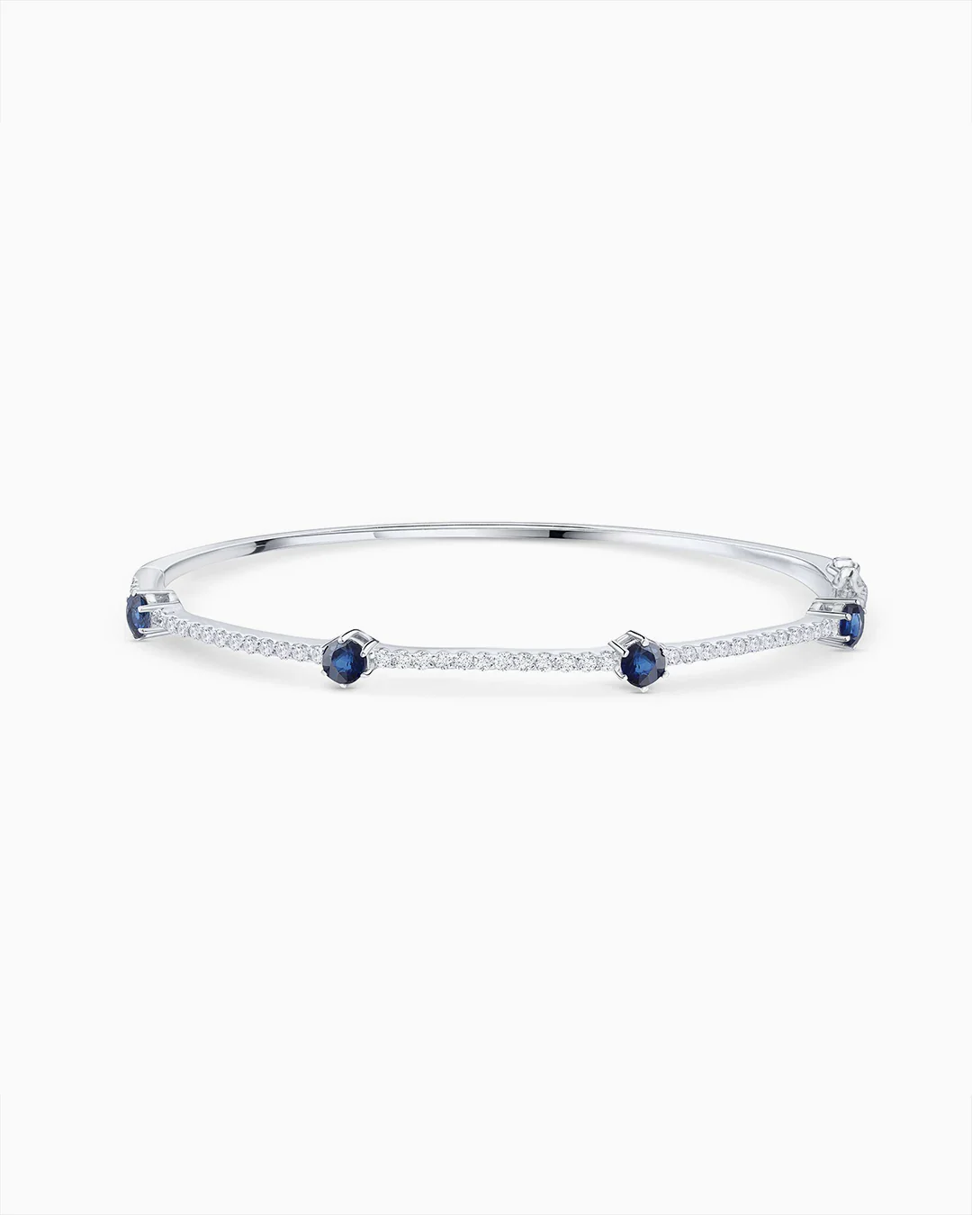 Pulsera Nina de Zafiros y Diamantes en Oro Blanco de 18 Kt - Image 3