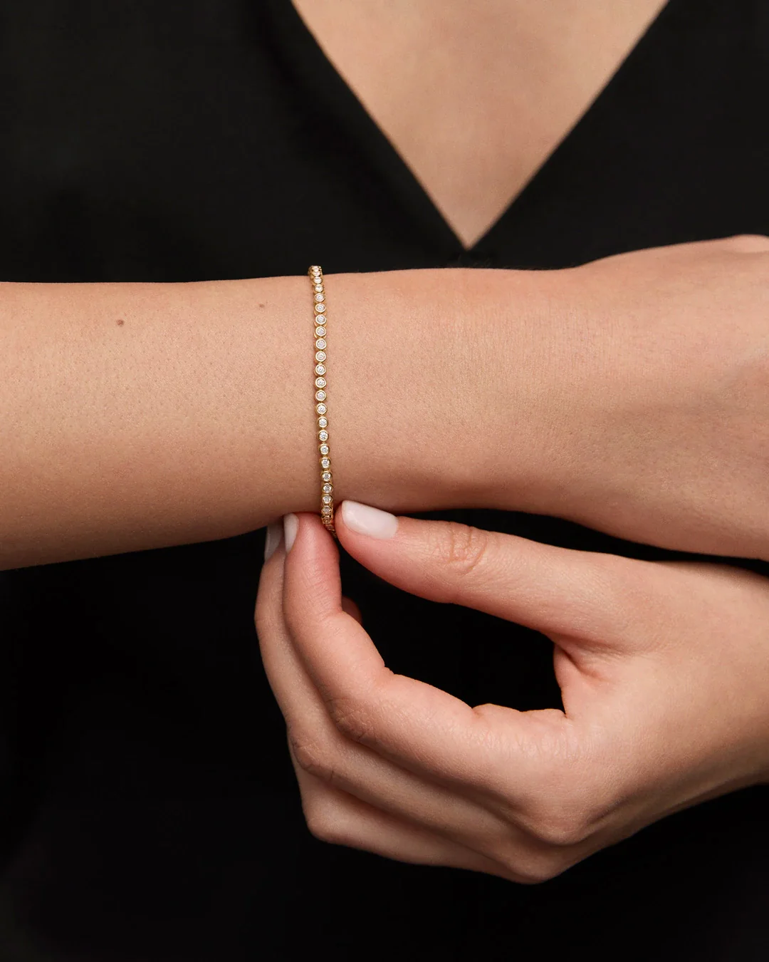Pulsera Origine de Diamantes en Oro Amarillo de 18 Kt - Image 2