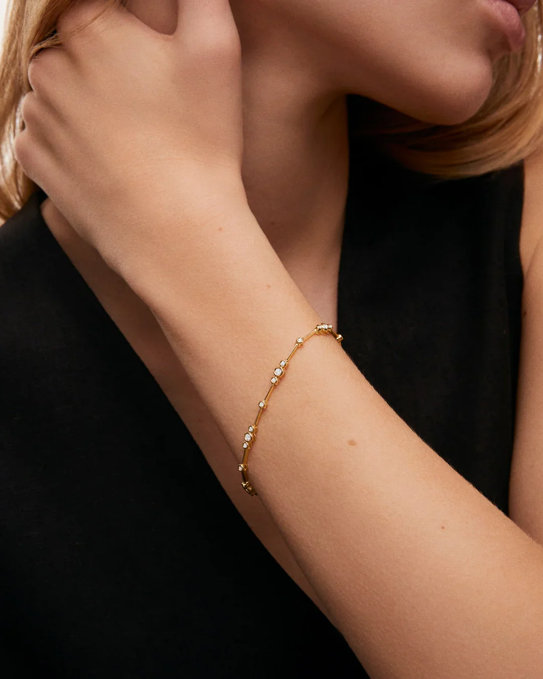 Pulsera Origine Liée de Diamantes 0,50 Cts. en Oro Amarillo de 18 Kt - Image 2