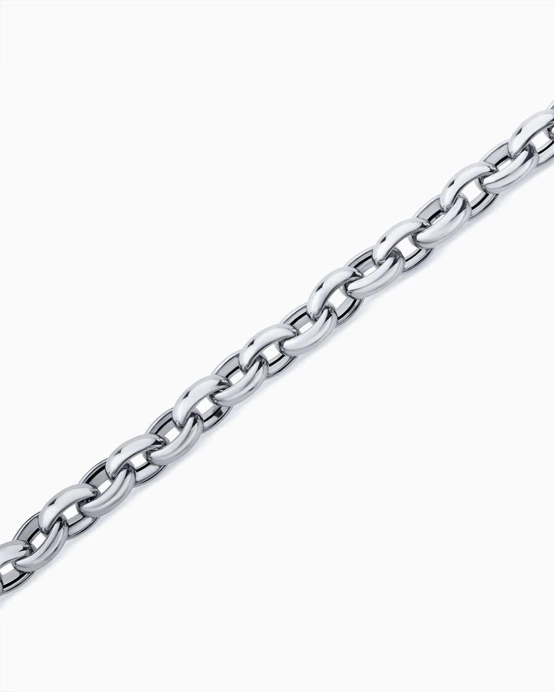 Pulsera Rolo en Oro Blanco de 18 Kt - Image 4