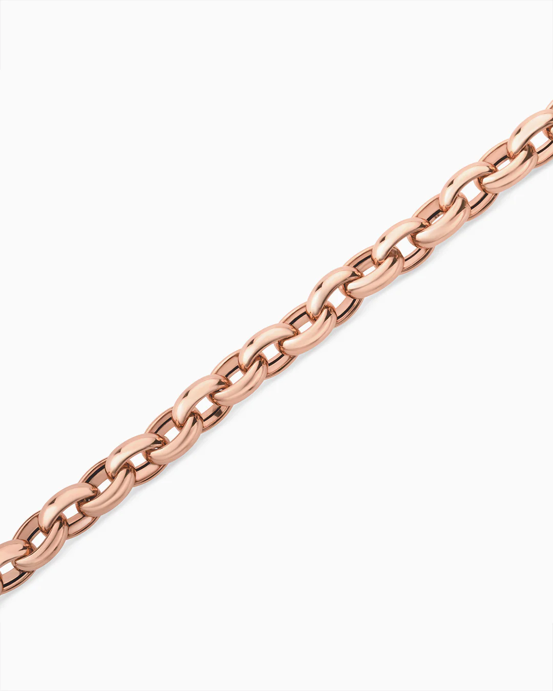 Pulsera Rolo en Oro Rosa de 18 Kt - Image 4