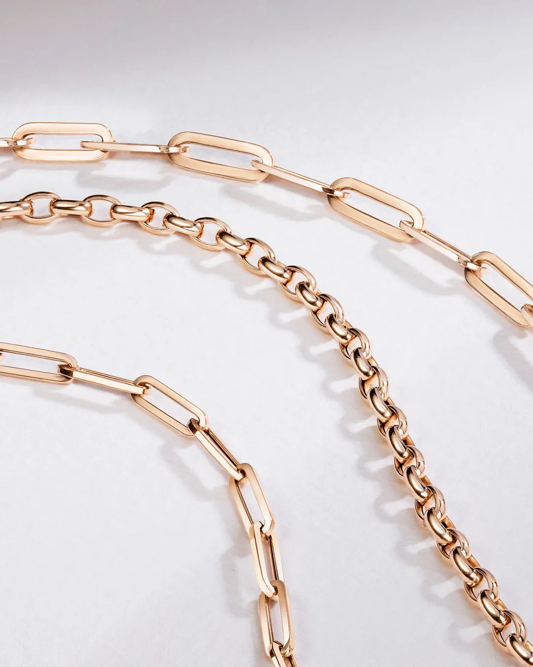 Pulsera Rolo en Oro Rosa de 18 Kt - Image 6
