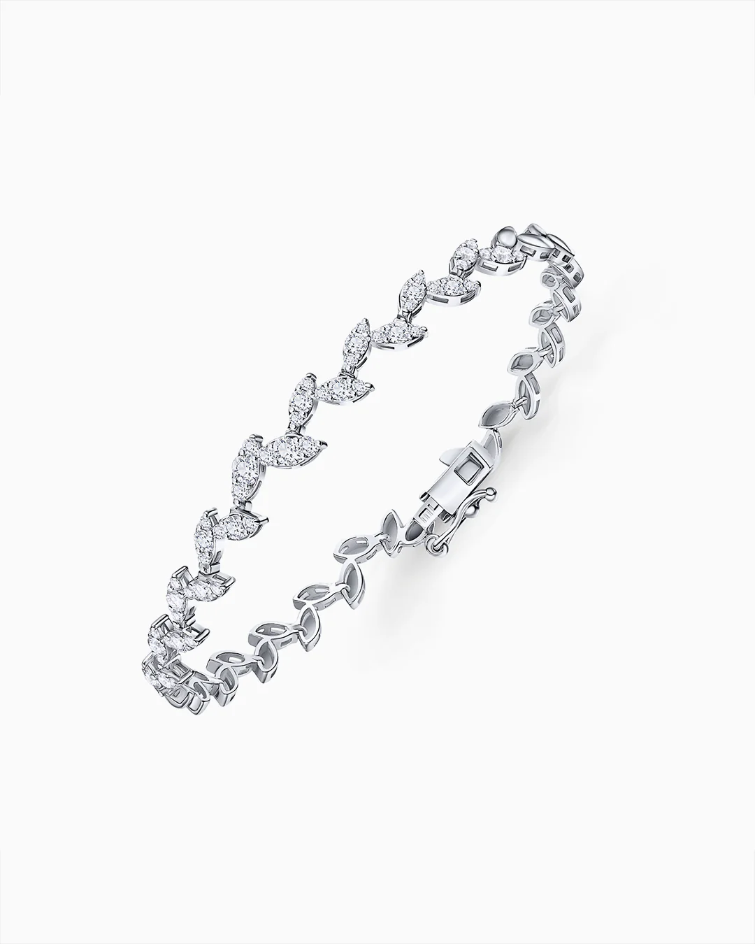 Pulsera Willow de Diamantes en Oro Blanco de 18 Kt - Image 3